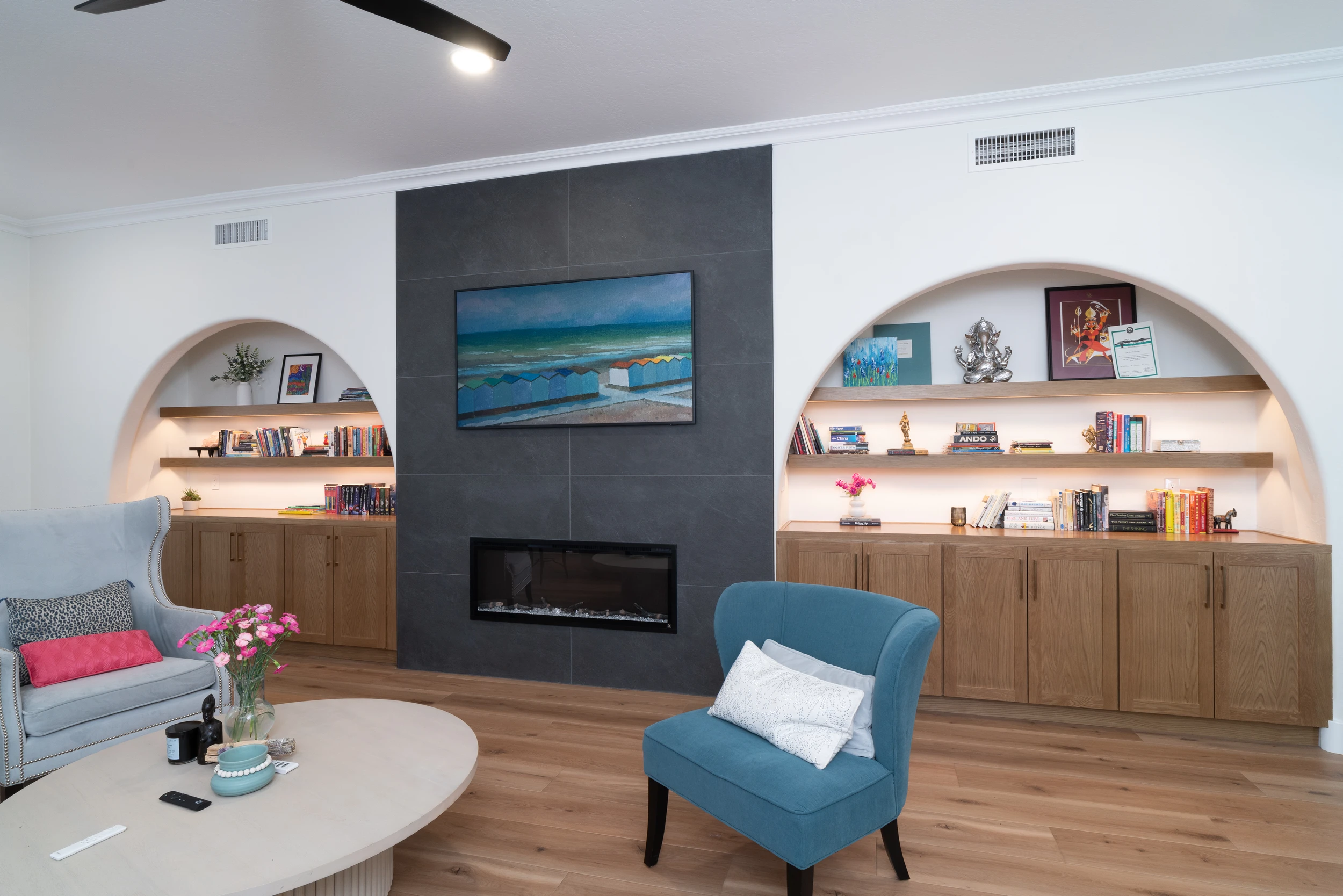 Living Room - Fireplace