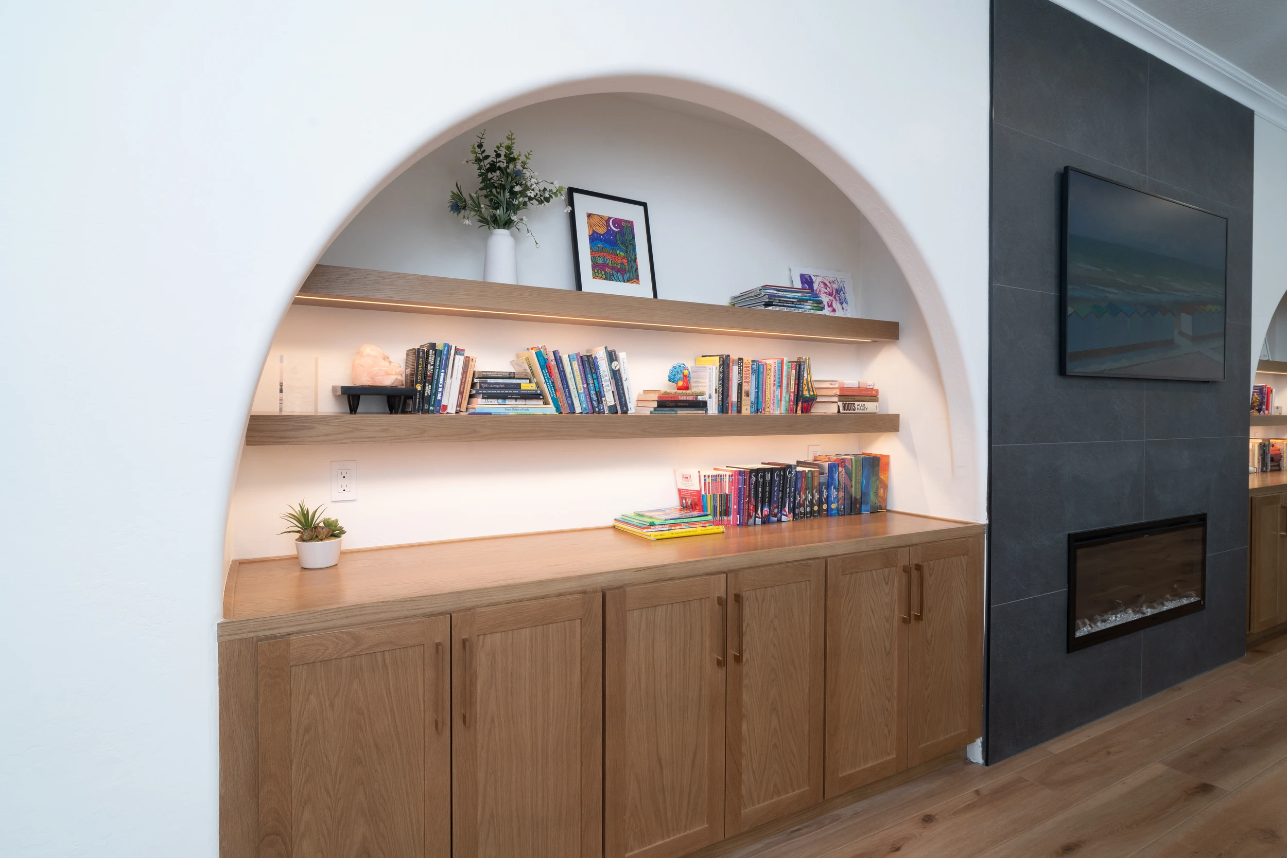 Living Room - Shelves