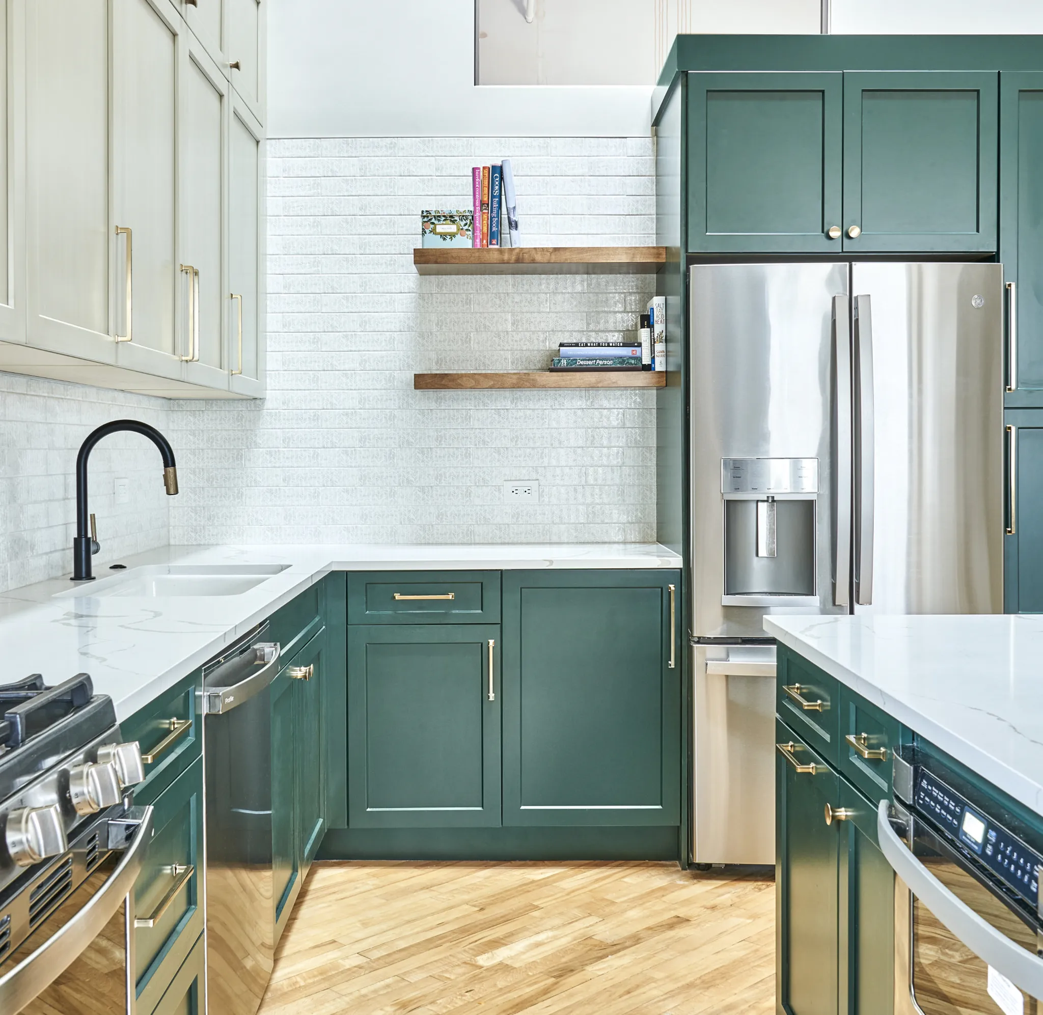 Sophisticated kitchen renovation in Windsong featuring custom cabinetry and premium finishes