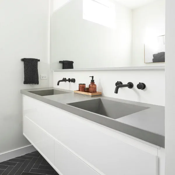 Minimalistic White Spa Bathroom